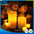 Top Selling Ivory Dripping Tears Paraffin LED Flameless Candle Light